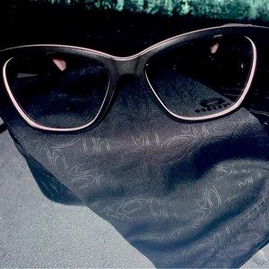 Oakley Pink & Black Glasses display model no script.